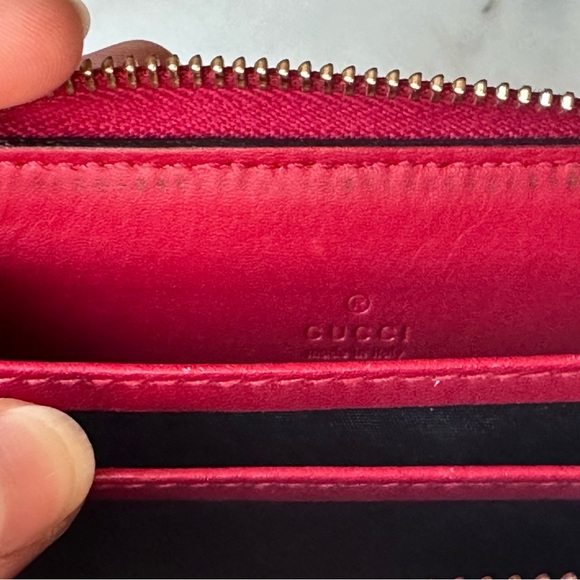Gucci blooms small zip wallet; red 🌹 - Picture 12 of 15